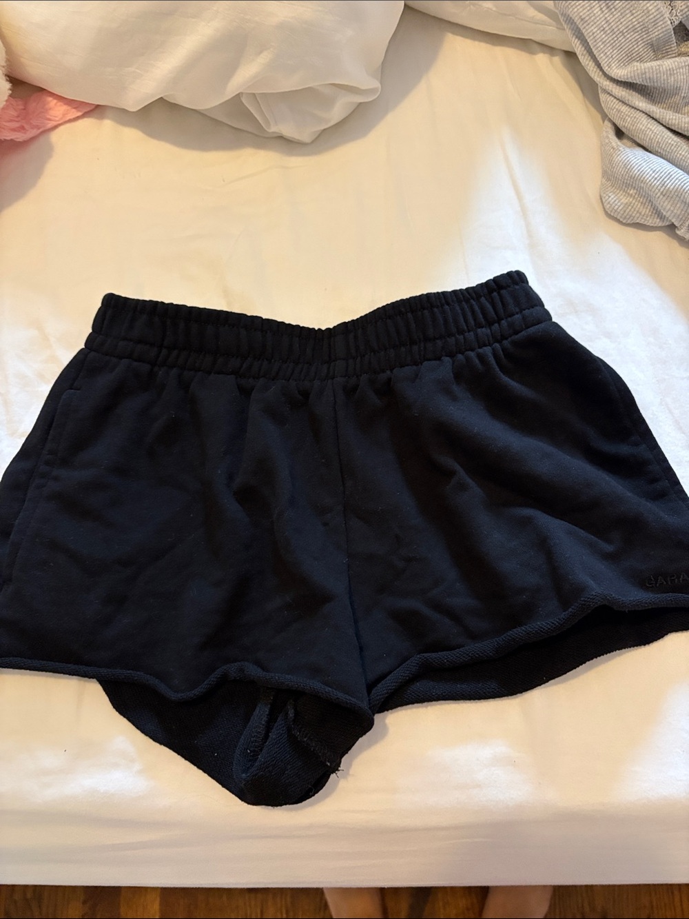 Garage Women's Black Lounge Shorts - Casual Elastic Waist